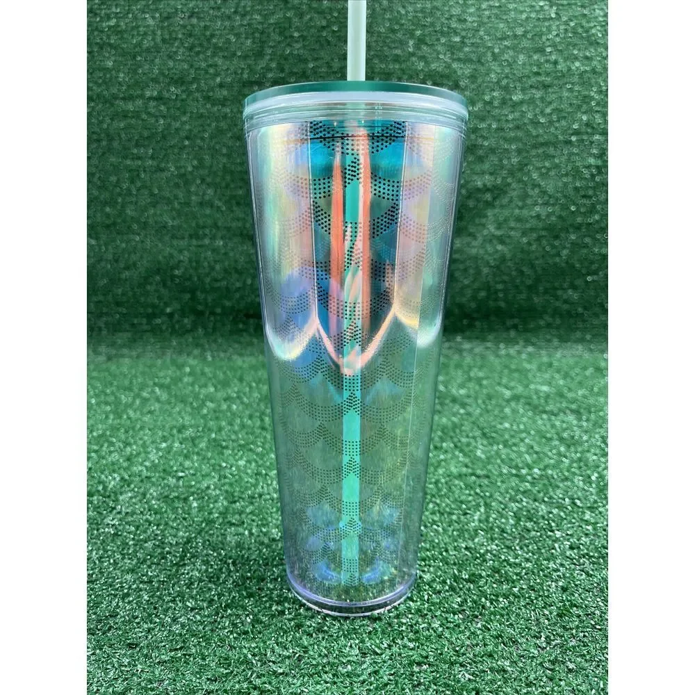 Starbucks Acrylic Cold Cup Mermaid Scale 2020‎ Grande Tumbler 24 oz